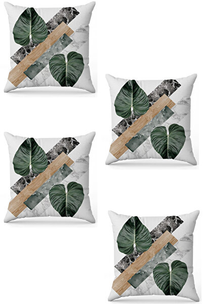 stellahomes Zel Design Double Sided Digital Printing 4-Piece Throw Pillow Cover