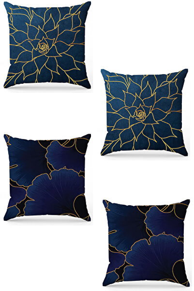 stellahomes Zel Design Double Sided Digital Printing 4-Piece Throw Pillow Cover