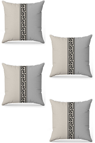stellahomes Zel Design Double Sided Digital Printing 4-Piece Throw Pillow Cover