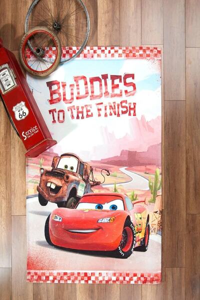Taç Lisanslı 80x140 Cm Pes Halı Cars Buddies 80x140