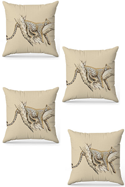 stellahomes Zel Design Double Sided Digital Printing 4-Piece Throw Pillow Cover
