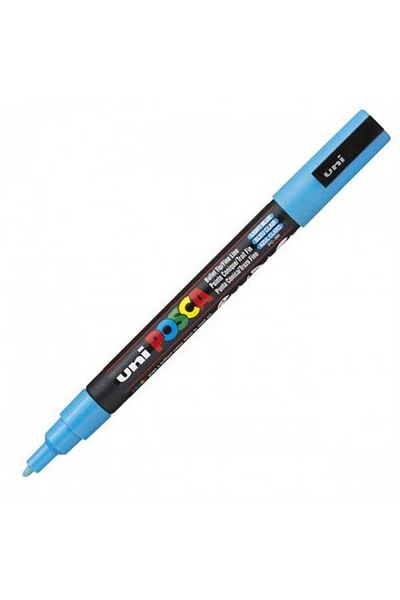 UNİ-BALL Poster Marker Posca Pc-3M 09-1.3 Blue 6 Pack