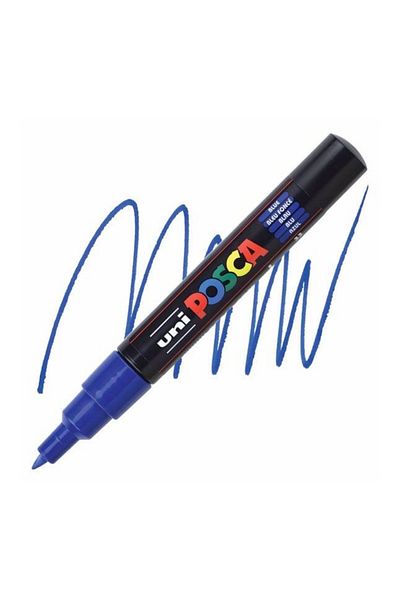 UNİ-BALL Poster Marker Posca Pc-1M 07 Blue 6 Pack