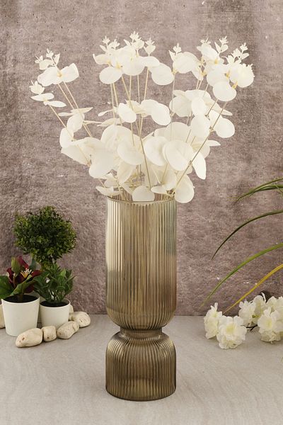 Trendyol Collection Καπνιστό Γυάλινο Βάζο 30 cm TPHSS25VZ00000