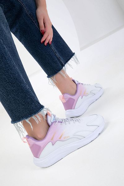 SOHO White-Lilac Women's Sneaker 20580