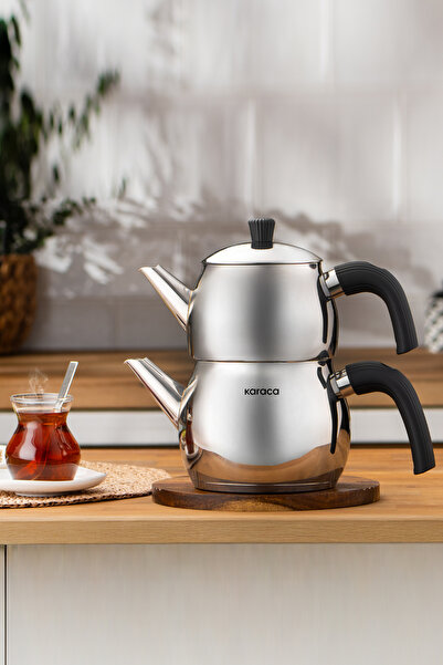 Karaca Luka Induction Base Midi Teapot Set
