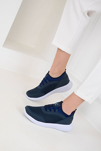 SOHO Navy Blue Women's Sneaker 20360