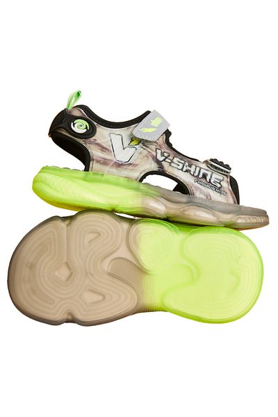 Vicco Felipe Bebe Lighted Phylon Sandals Gray