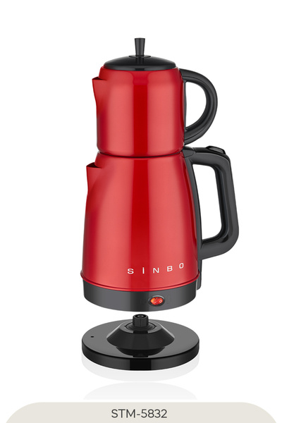 Sinbo Stm-5832 2200 W Çelik Çay Makinesi Kırmızı