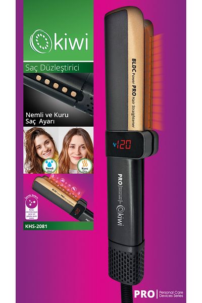 Kiwi Khs-2081 Digital Display Bldc Motor Blow Dryer and Hair Straightener with Humid and Dry Function