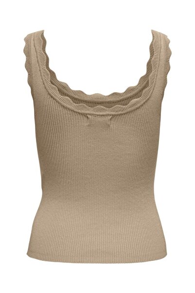 ONLY Jdynanna S/L Scallop Edge Top Knt Noos