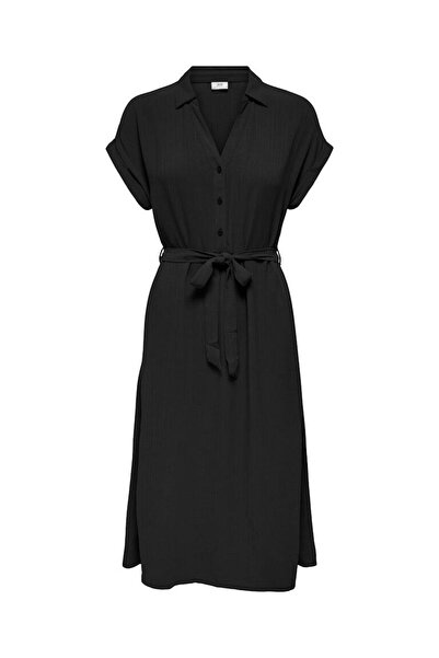 ONLY فستان قميص ميدي من جي دي واي ميامي من قماش دبليو في إن