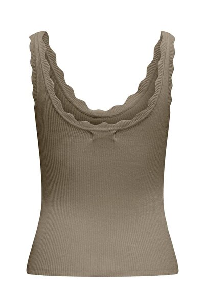 ONLY Jdynanna S/L Scallop Edge Top Knt Noos