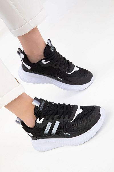 SOHO Black-White Unisex Sneaker 20601
