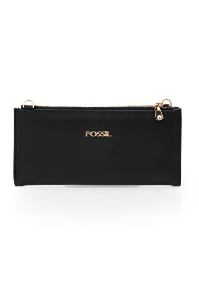 Fossil Siyah Kadın Clutch , Cüzdan ve Kartlık 06FS25Y12