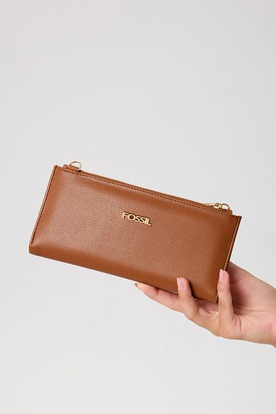 Fossil Camel Women's Clutch Handbag 06Fs25Y12