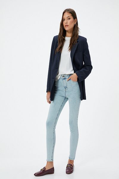 Koton Light Indigo Women's Jean Pants - 4sal40102md