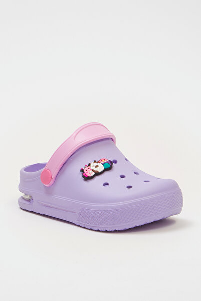 TRENDYOL SHOES Lilac Light Sandály Pantofle s lehkou podrážkou TAKSS25TE00049