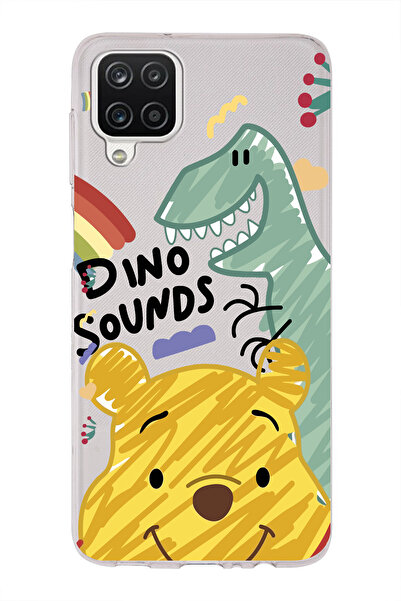 moonset Samsung Galaxy A22 / M22 / M32 Uyumlu Winnie Tasarımlı Baskılı Şeffaf...