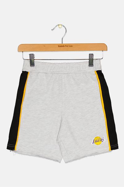 Nike X Nba Kids Boy Lakers Basketball Shorts, Grey