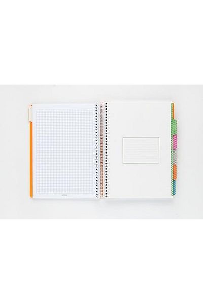 STOREMAX Sellbuystore Capricorn Office Series, A4, 6 Subject (3 Squares, 3 Lines) 180 Sheets Pp Cover Spira