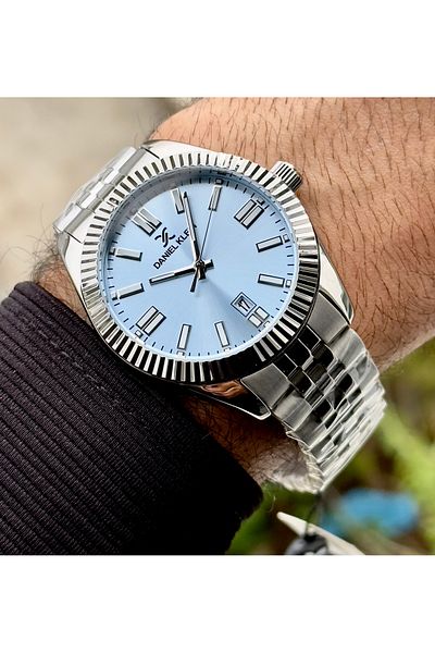 Daniel Klein Premium Men's Wristwatch 3 Atm Waterproof Stainless Steel Band