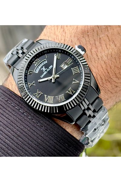 Daniel Klein Premium Men's Wristwatch 3 Atm Waterproof Stainless Steel Band