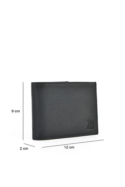 Ziya , Men's Genuine Leather Wallet 1519841 Zyp01 Black
