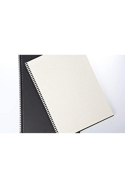 STOREMAX Mrttnca Promotional Striped Spiral Notebook, A4 Size (21X29,7 cm), 60 Sheets, 90Gr. Ivory Paper, O