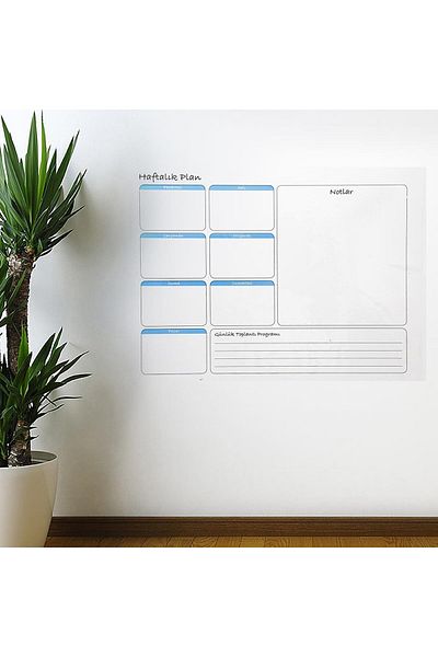 STOREMAX Muartshop Weekly Planner Magnetic Wall Sticker Calendar 70 cm X 56 cm 871301