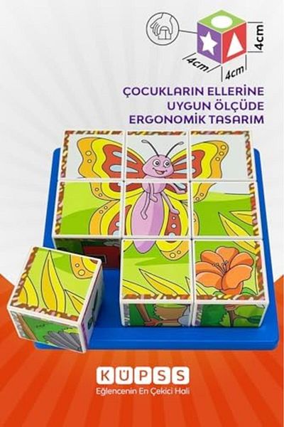 STOREMAX Svticaret Flying Animals 3D Puzzle - 9 Cubes 6 Puzzle Mhm 1053513