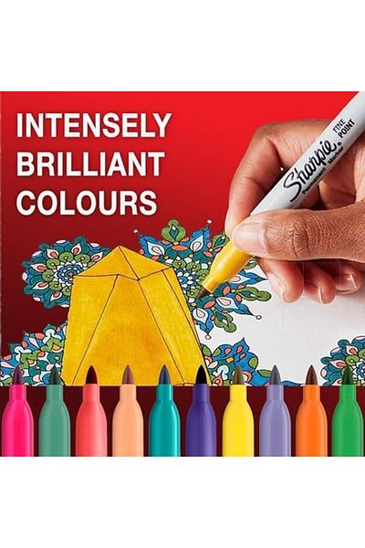 STOREMAX Ysstorex Fine Permanent Marker 4 Pack, Pastel Colors Starcolxollection 655141