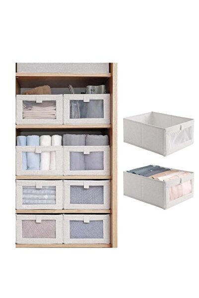 Generic DUNISO Wardrobe Clothes Organizer, 2pcs Jeans Storage Box