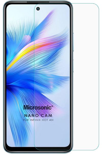 STOREMAX واقي شاشة زجاجي نانو لهاتف Infinix Hot 40i من mrttnca [واقي شاشة متوافق مع Hot 40i - شفاف]