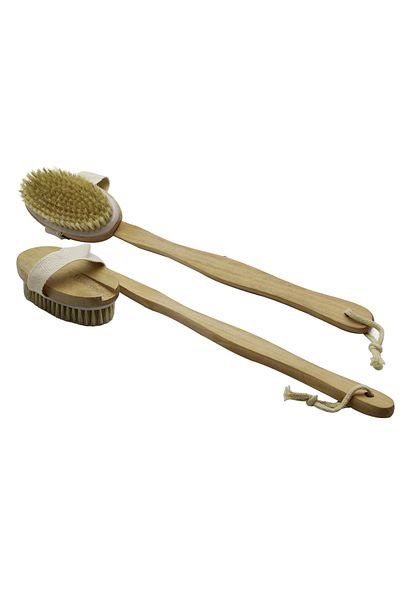 STOREMAX Mu-Artshop Ele Snap - Handle Wooden Back Bag Shower Brush Lif Tnca 871301