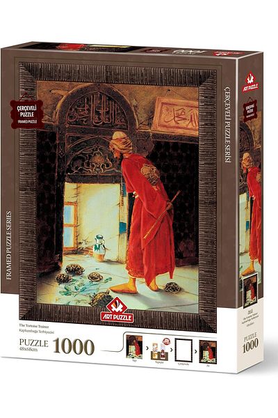 STOREMAX Bystoreby Puzzle Turtle Trainer 1000 Piece Framed Puzzle Newdesing 646268
