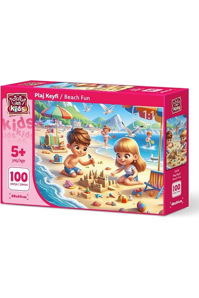STOREMAX Puzzle Art Children's Beach Pleasure 100 Piece Puzzle Star Buy Bz 1087243