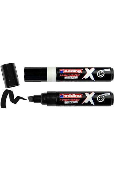 STOREMAX Ysstorex X Marker, Black+White Set, Set of 2 Acrylic Markers, Cut Tip 2-10 mm Starcolxlection 65