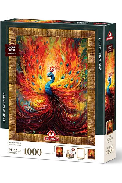 STOREMAX bystoreby لغز الطاووس الأسطوري 1000 قطعة مع إطار NewDesing 646268