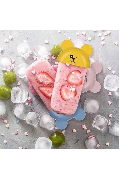 MCreative 4-Piece Easy Shaper Cute Children's Fruit Ice Cream Mold Ap-9179