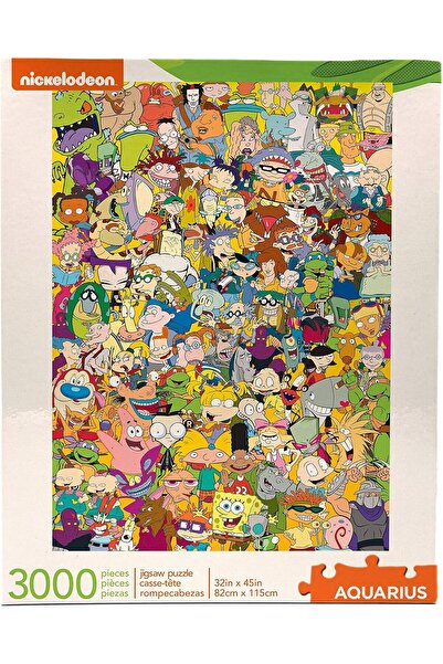 STOREMAX srhtDS BURCU Nickelodeon 90'lar Bulmaca (3000 Parça Puzzle) - Resmen Lisanslı Nickelodeon Mal ve K