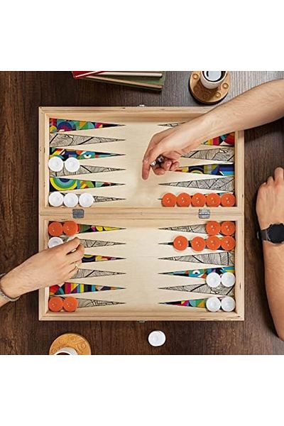 STOREMAX Bystoreby Designed Handmade Backgammon Set Newdesing 646268