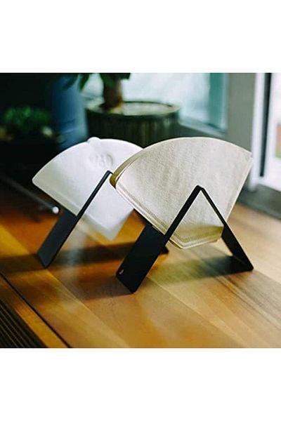 STOREMAX Filter Coffee Paper Holder Stand Apparatus Decorative Metal Napkin Holder, Black 1053513