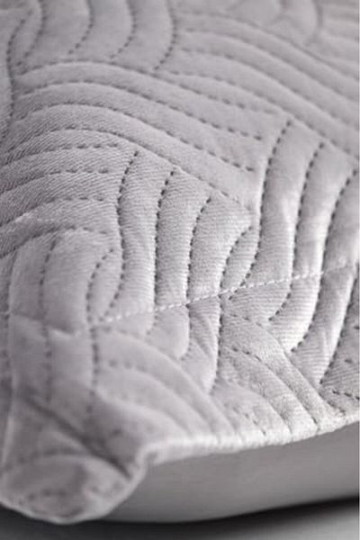 STOREMAX Silva Velvet Double Bedspread Set (Gray) Star Buy Bz 1087243