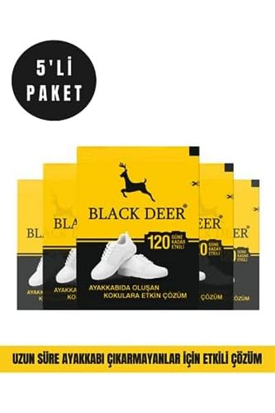 STOREMAX Ntwork Deer Shoe Deodorizer Powder Foot Care Anti-Odor 5 Pieces Art 1087243