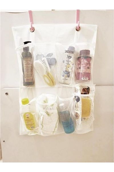 STOREMAX Sellbuystore Outlet 8 Pocket Baby Crib Organizer Hanging Mesh Organizer 1053513