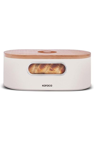 STOREMAX Ntwork Stream 2 in 1 Bread Box-Cream Art 1087243