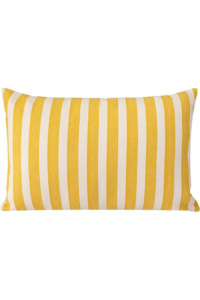 STOREMAX Sellbuystore Funky Yellow Striped Pillow 35X55Cm 1053513