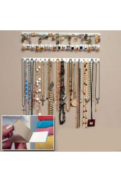 STOREMAX srhtDS Κοσμήματα Εσωτερικό ντουλάπι Organizer Organizer Κρεμάστρα κοσμημάτων Κρεμάστρα κολιέ Σετ Σκουλαρίκια Κολιέ Ak