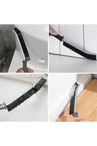 STOREMAX Bystoreby 2-Pack Multi-Purpose Multi-Fine Cleaning Brush Joint Space Bathroom Kitchen Sink Detail Cleaning